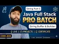 Master String in Java Part-3 Mutable String String Buffer Builder CoreJava Day-45
