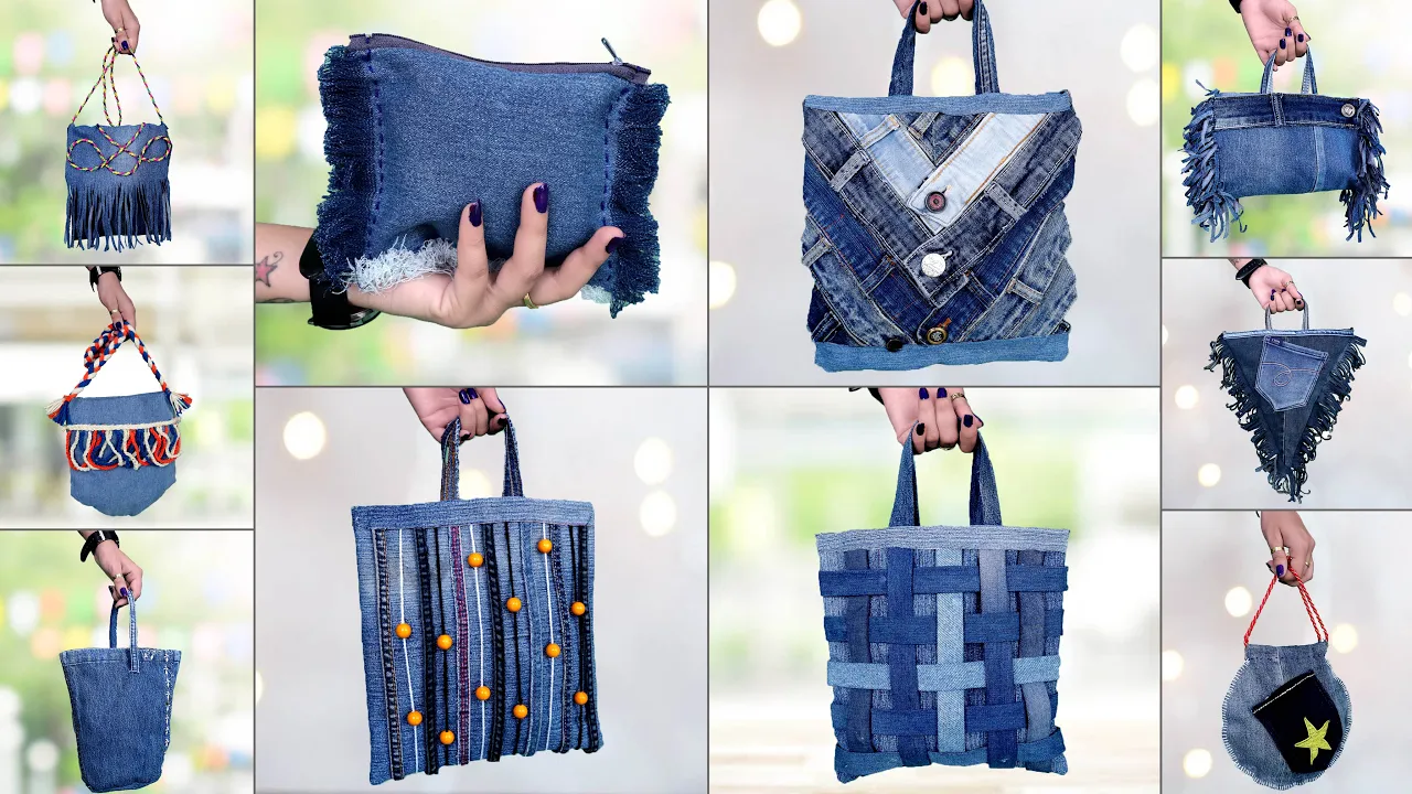 TUTORIAL POLA TAS RANSEL | BACKPACK | TAS PUNGGUNG FREE PATTERN | TAS LAPTOP DARI JEANS | DIY TAS