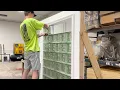 How To Install Glass Block Windows With Silicone