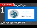 1 Gym Management System in java - Login Page JFrame Mysql Database Netbeans IDE