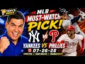 New York Yankees vs Philadelphia Phillies Pick 26 MLB Pick Prediction