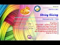 CLASS XI STRING SLICING AND METHODS STRING MANIPULATION CS