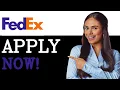 How To Apply For A Job At Fedex 2025