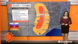 Severe thunderstorms to rumble throughout weekend in central US AccuWeather