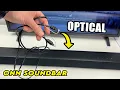 Onn Soundbar Setup With TV Using an Optical Cable