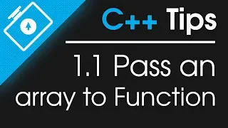 C Basic Tips - Passing an Array to a Function
