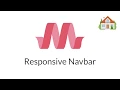 Responsive Navbar with Side Navbar in MaterializeCSS in Hindi - Navbar Part 3 Lecture 33