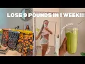 HOW I LOST 9 POUNDS IN A WEEK ON A SMOOTHIE DIET