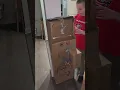 play this new cool arcade game with me I made this game out of cardboard