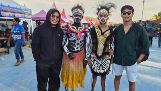 HARI KE 1 PEMBUKAAN FESTIVAL DANAU SENTANI,BNYAK LOMBA TARIAN ADAT DAN MENYANYI