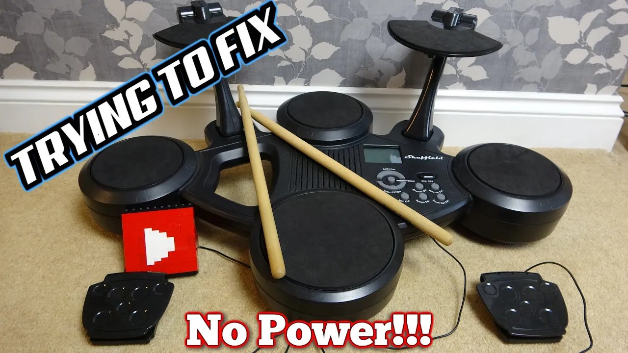 FAULTY Sheffield Electronic DRUM KIT - CAN I FIX IT?