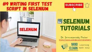 Selenium Tutorials - Writing first test script in Selenium