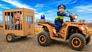 Blue Tractor Police Catches the Thief! 🚓 30-Minute Epic Adventure for Kids
