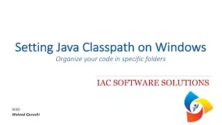 Setting Java Classpath on Windows