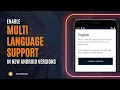 How to change App Language programmatically In New Android Version SOLVED Step By Step 2022