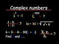 Complex numbers full review - practice questions