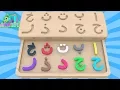 Lagu Learning Arabic Alphabet with Wooden Puzzle #Part1 for Kids| Abata Channel