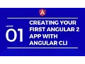 Creating Your First Angular 2 App With Angular CLI