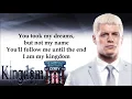 Download Lagu Cody Rhodes WWE Theme - Kingdom (lyrics)