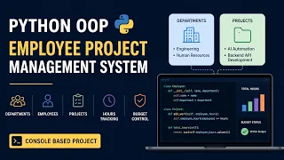 Python OOP Project Employee Project Management System Console Based