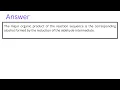Predict the major organic product of the reaction sequence Draw the product CH 1 Hg OAC 2 MeOH 2