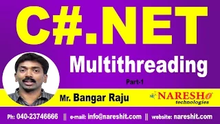 Multithreading in C NET Part 1 C NET Tutorial Mr Bangar Raju