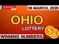 Ohio Midday Lottery Results For - 06 Mar 2026