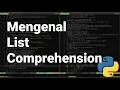 Pythonic 10 List Comprehension Belajar Python Tutorial Python Python Dasar