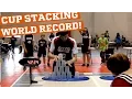 New cup stacking world record People are Awesome