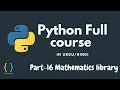 Python Tutorial for Beginners - Math library in Python