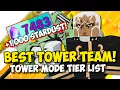 1 000 Stardust Best Team to SOLO ALL OF TOWER MODE Tower Mode Tier List ASTD