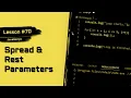 JavaScript For Beginners Master Spread Rest Parameter