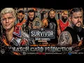 WWE Survivor Series Wargames 2026 - Match Card Prediction Wrestle Freakin