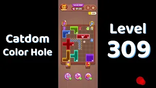 Catdom Color Hole Level 309 Screenshot