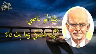 أ ي ه ذا الشاكي و ما ب ك داء ايلي ا ابو م اض ي  أ ي ه ذا الشاكي و ما ب ك داء ايلي ا ابو م اض ي