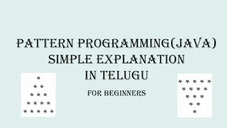 JAVA PROGRAMMING - Triangle Inverted Triangle Patterns in Java