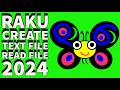 Raku Programming Language Tutorial Create Read Text File 2024