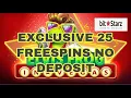 EXCLUSIVE 25 FREE SPINS NO DEPOSIT BITSTARZ CASINO