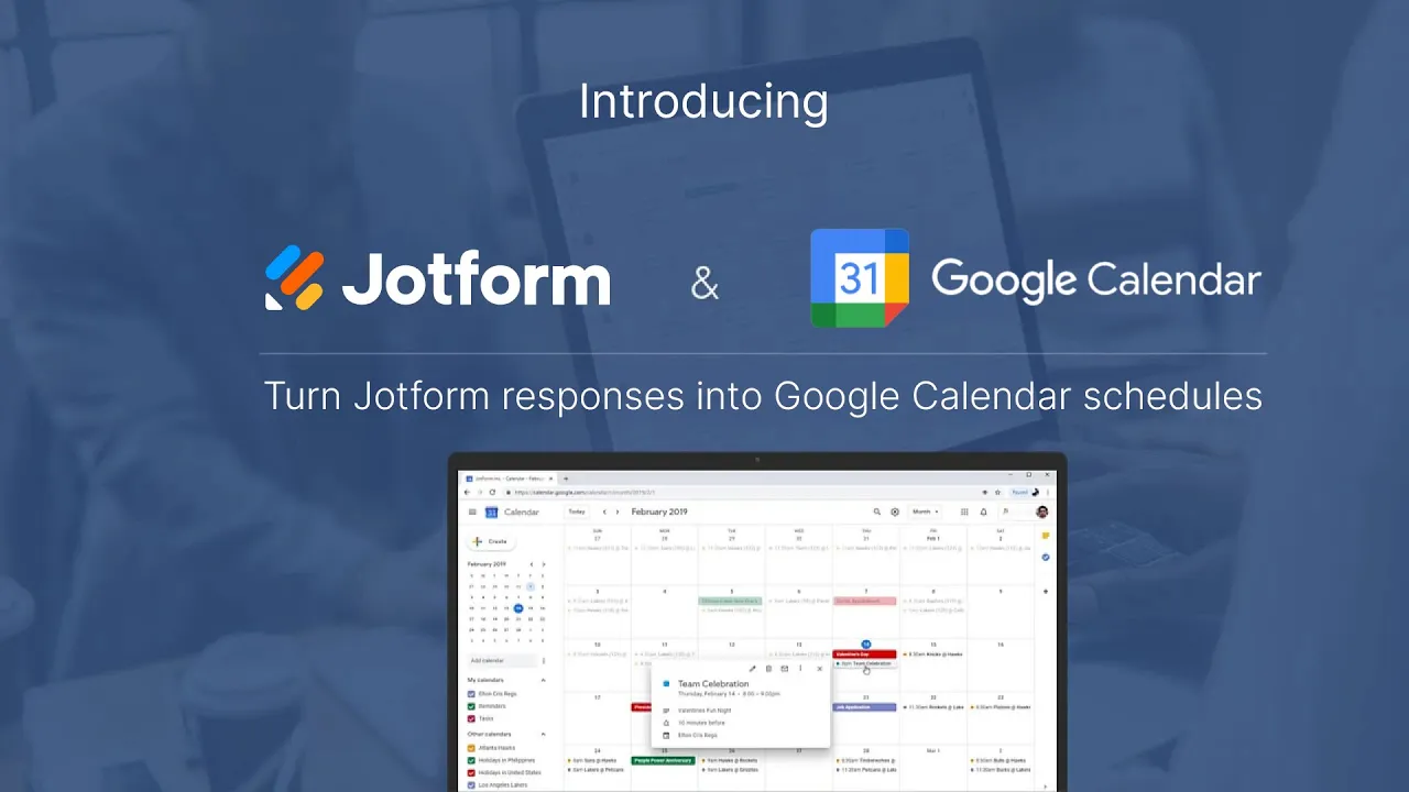 How to Integrate Your Form With Google Calendar