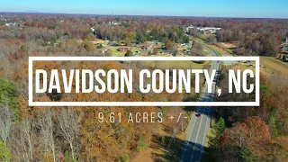 9 61 Acres for Sale in Davidson County North Carolina