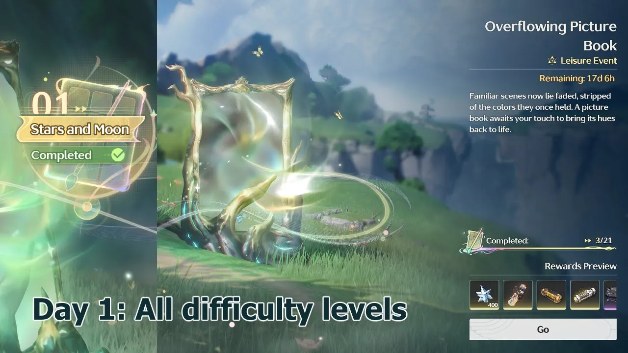 Overflowing Picture Book Event Day 1 - All 3 Difficulty Levels | Wuthering Waves Overflowing Picture Book Event Day 1 - All 3 Difficulty Levels | Wuthering Waves