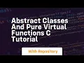 abstract classes and pure virtual functions c tutorial