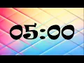 5 Minute Timer 300 Second Timer 5 Minute Countdown with Music