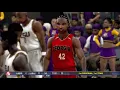 College Hoops 2K7 Xbox 360 Gameplay - Georgia Bulldogs vs LSU Tigers