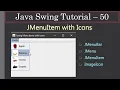 JMenuItem with Image Icon Swing Tutorials