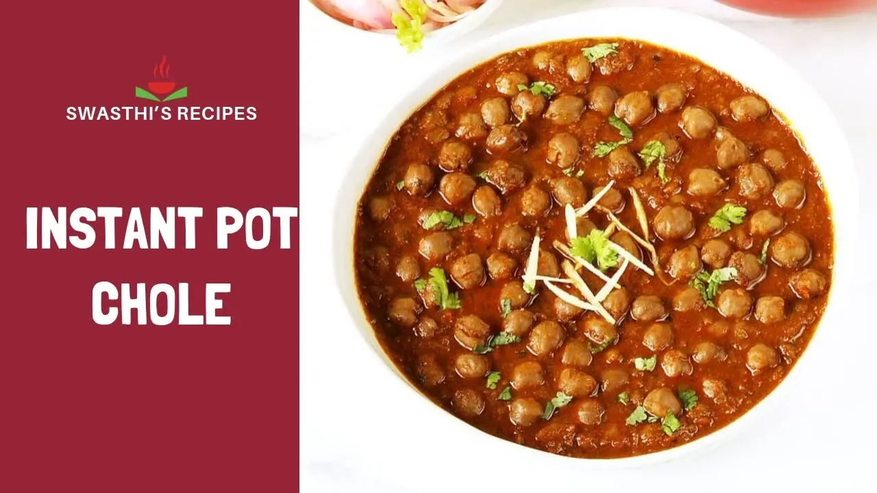 Instant Pot Chole Recipe (Instant pot chickpea curry)