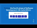 Testing The fourth phase of Software Development Life Cycle SDLC
