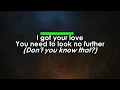 Don't You Know That | Luther Vandross karaoke