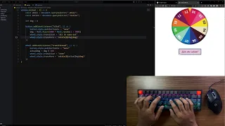 ASMR Programming - Coding Lottery wheel