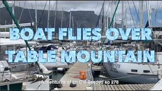 BOAT FLIES OVER TABLE MOUNTAIN